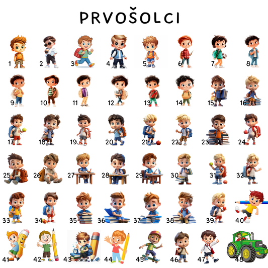 Majici z napisom Vrtec opravljen! Šola prihajam! – personalizirano oblačilo za otroke ob vstopu v šolo