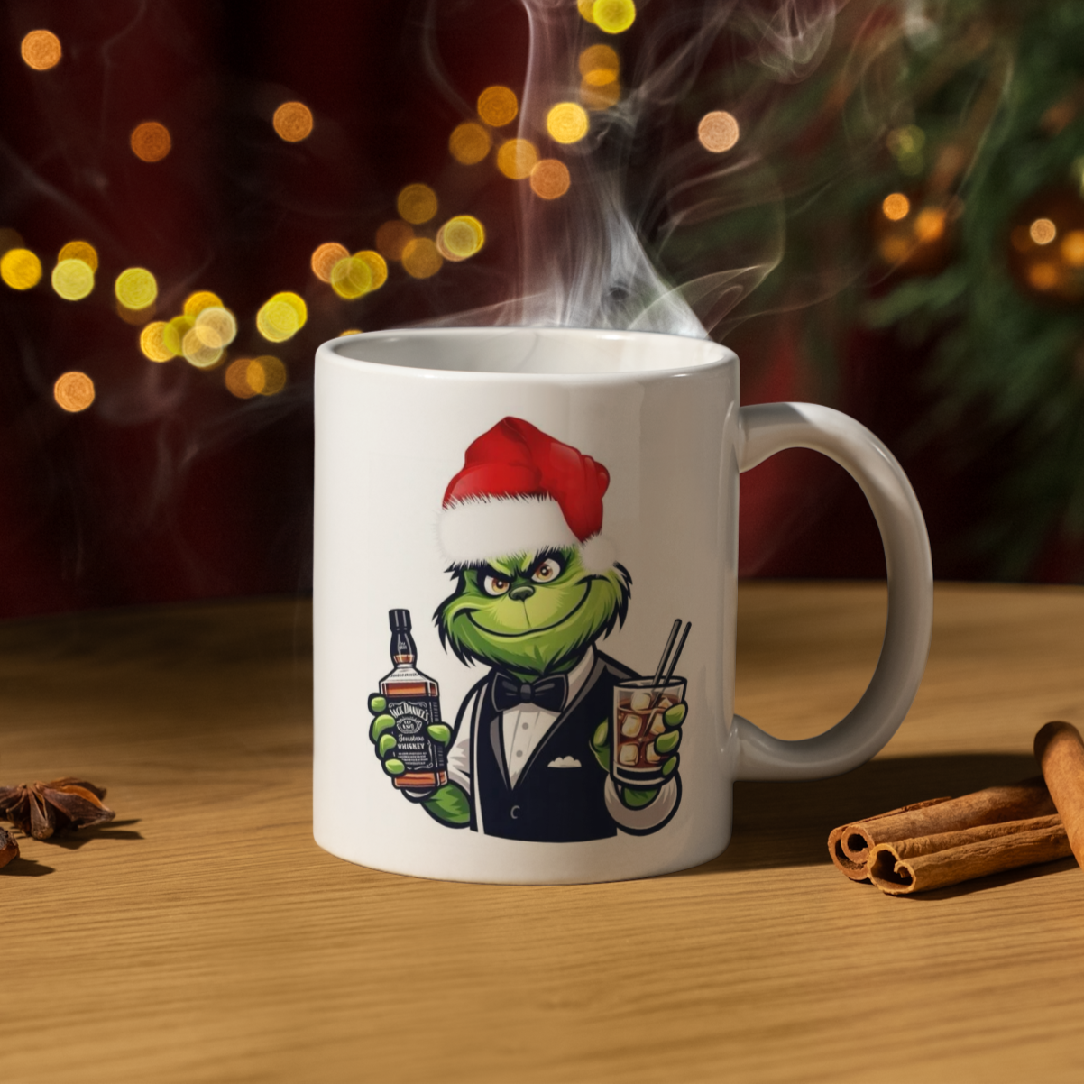 Skodelica - Grinch z viskijem