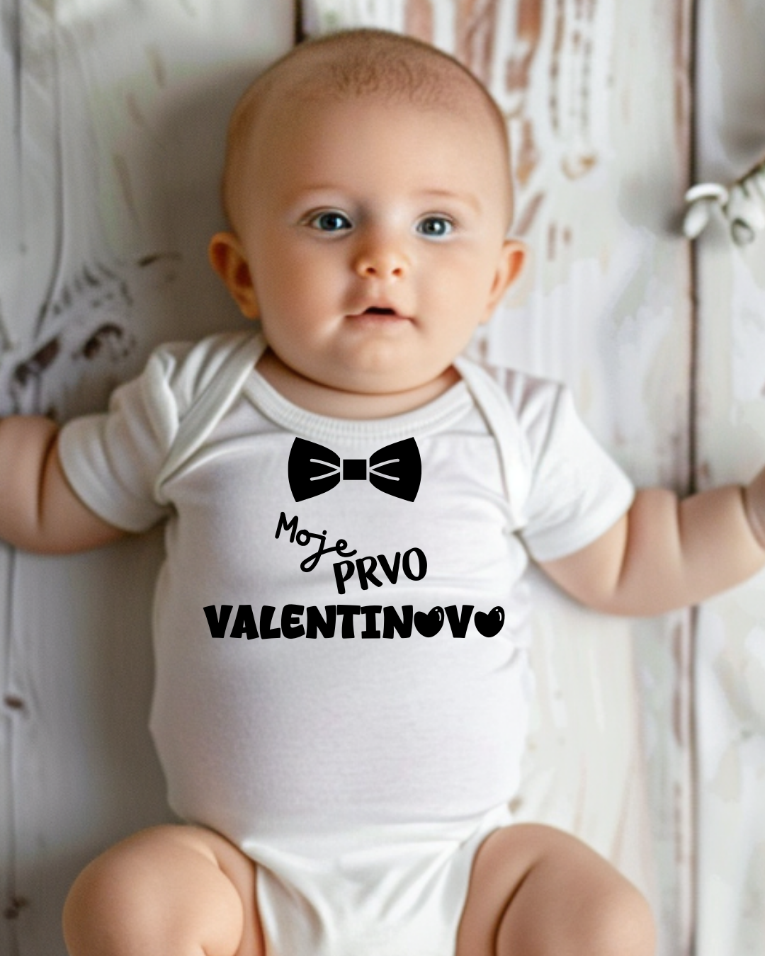 Bodi - Moje prvo Valentinovo - Metuljček/pentlja