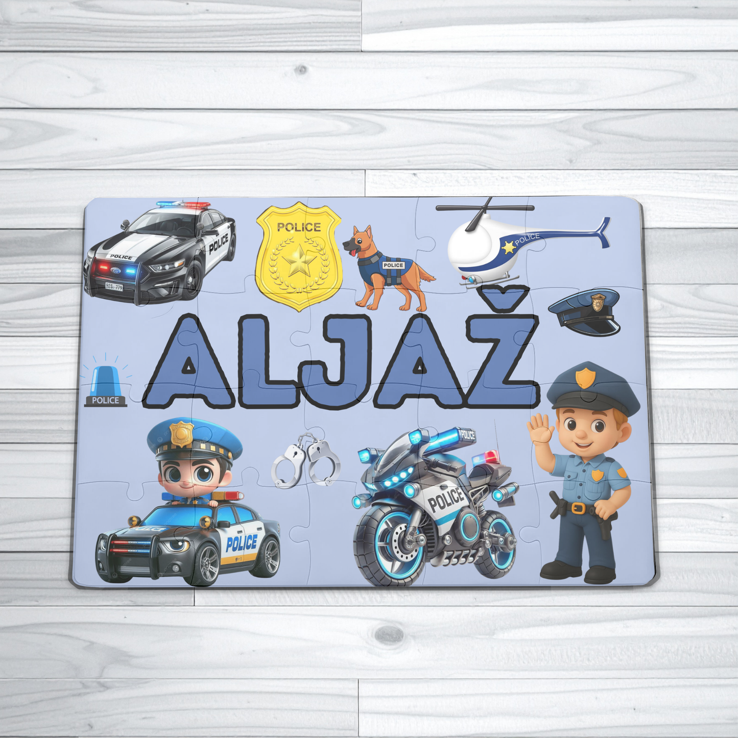 Personalizirana sestavljanka - Policija