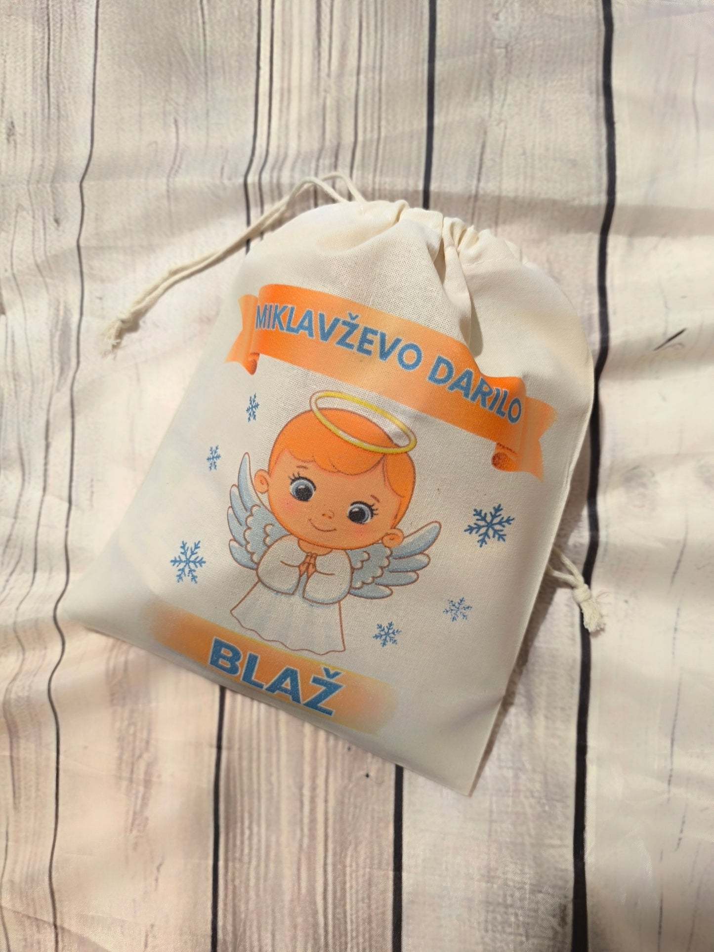 Personalizirana Miklavževa darilna vreča