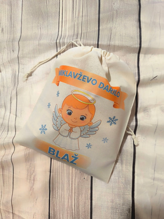 Personalizirana Miklavževa darilna vreča