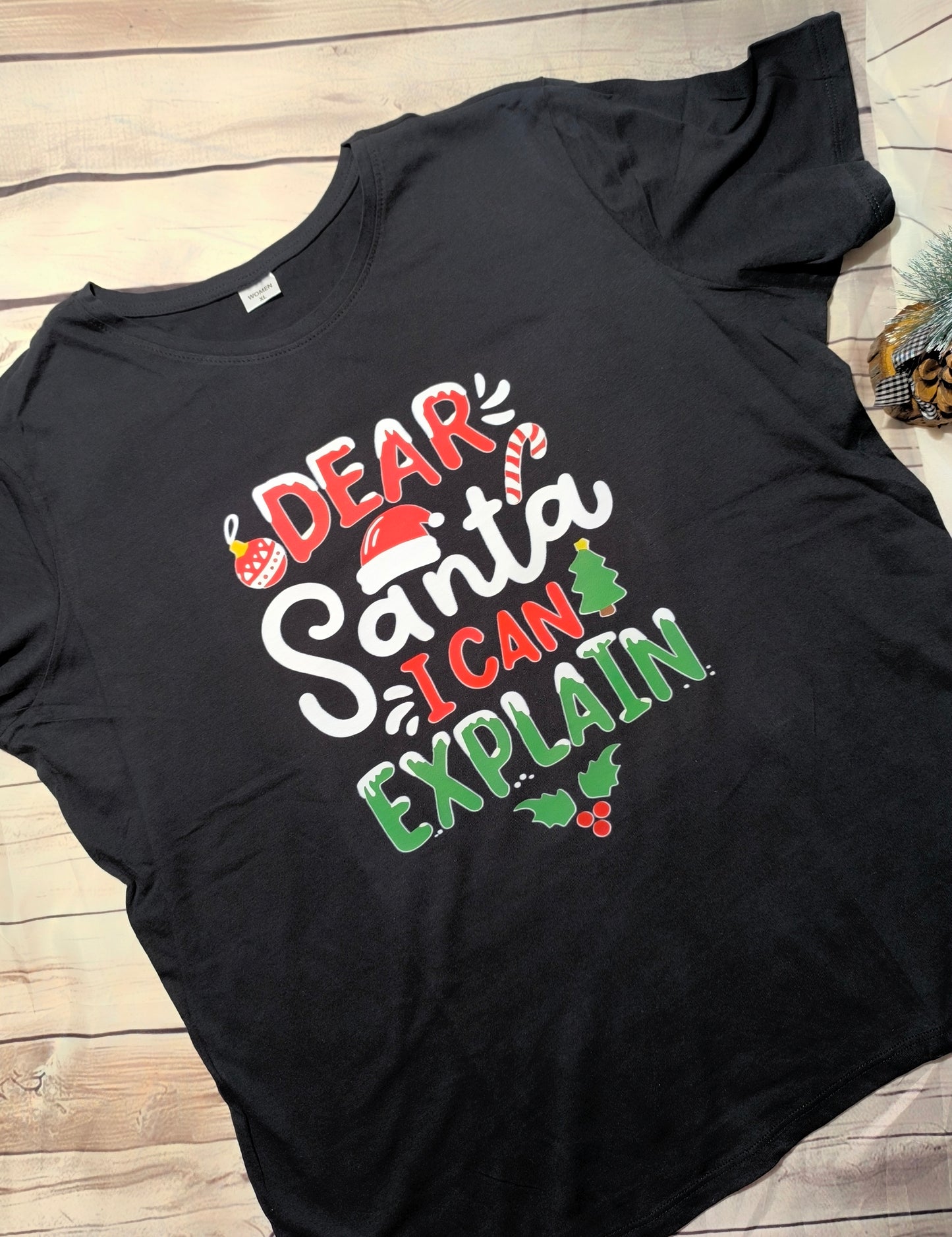 Božična majica - Dear Santa,I can explain