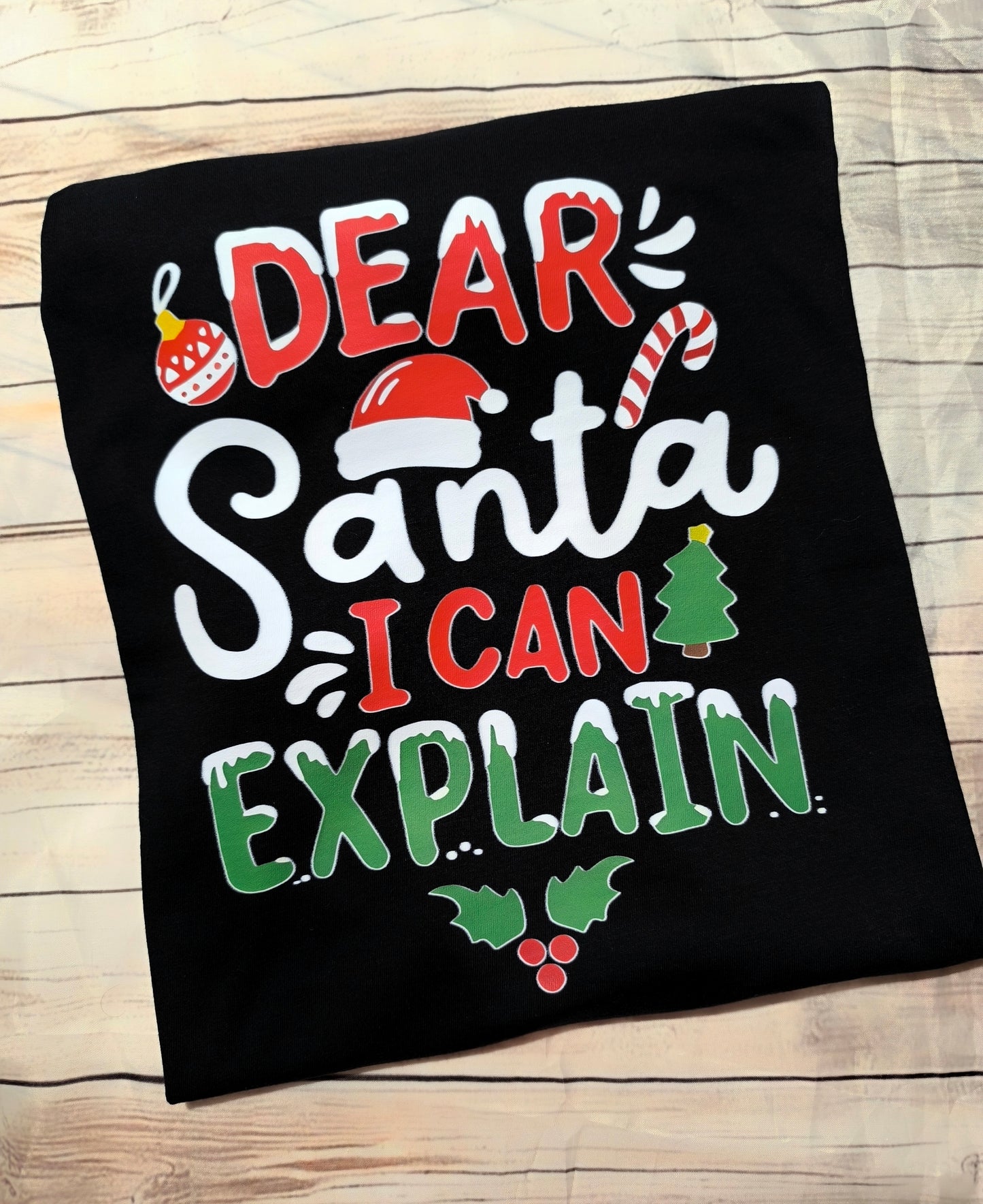 Božična majica - Dear Santa,I can explain