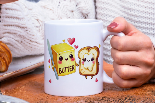 Skodelica - Kruh in maslo