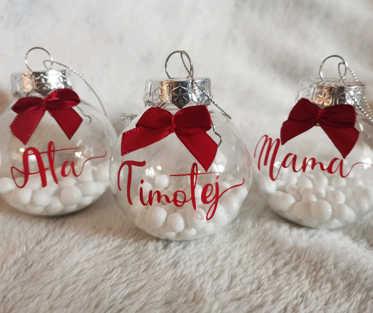 Božična bunkica s snegom