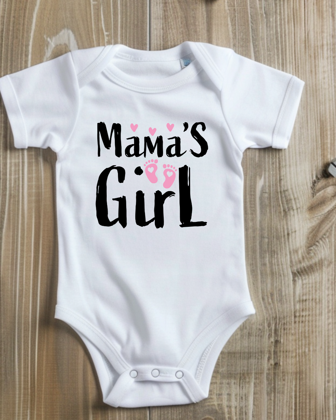 Bodi za otroke z napisom Mama's girl