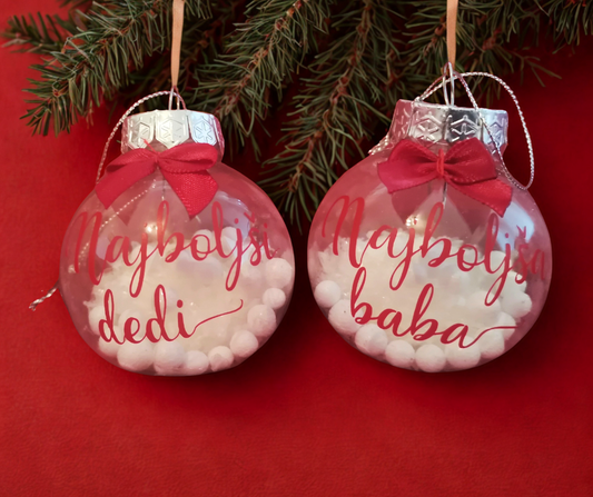 Božična bunkica s snegom