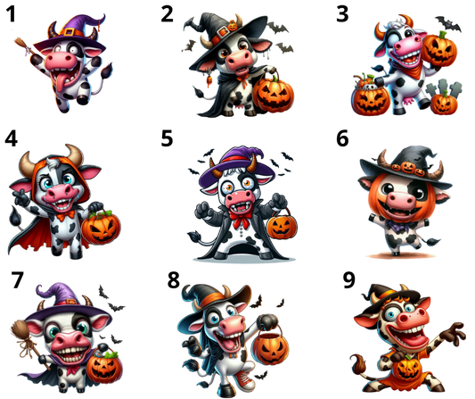 Halloween skodelica z vampirsko kravo in napisom Ujeta v mrežo kofeina – personalizirano darilo z imenom