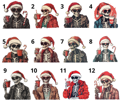 Končno moj čas - božični motivi okostja