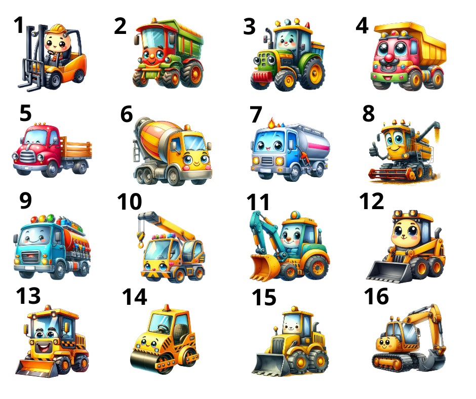 Bodi za prvi rojstni dan z motivom bagerja in imenom  – personalizirano oblačilo za malčka, dojenčka - motivi