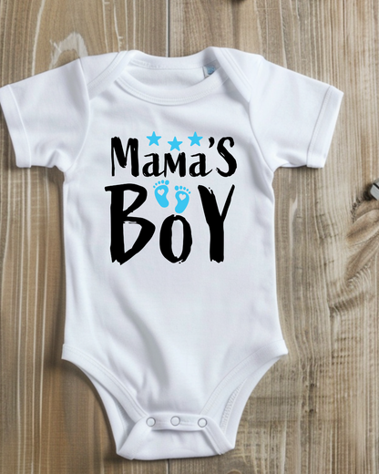 Bodi za dojenčke z napisom Mama's boy