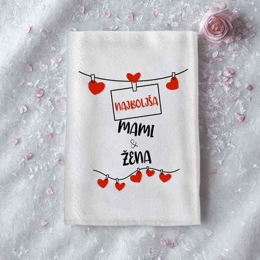 Kuhinjska krpa - Najboljša mami & žena