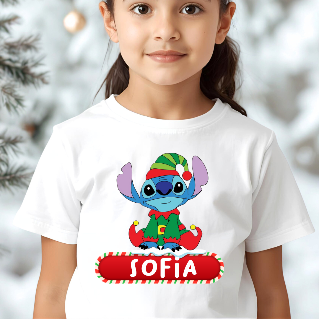 Majica s personalizacijo - ime, in Stitch za otroke