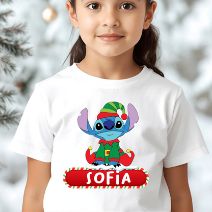 Majica s personalizacijo - ime, in Stitch za otroke