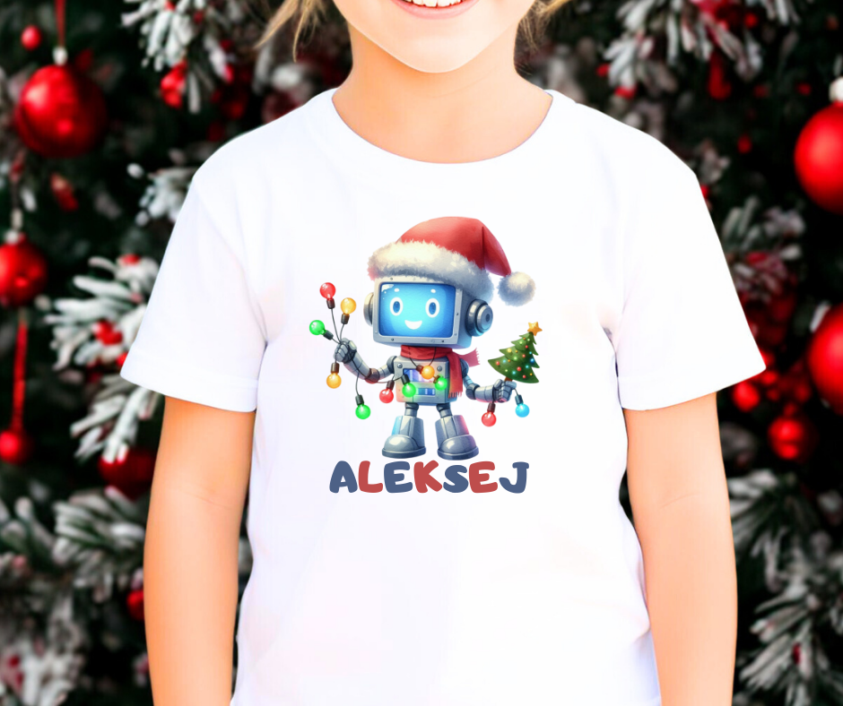 Majica - Božični robot