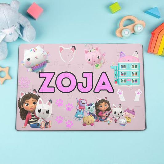 Personalizirana sestavljanka - Gabyjina mačja hiša