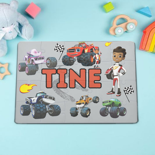 Personalizirana sestavljanka - Blaze in megakolesniki