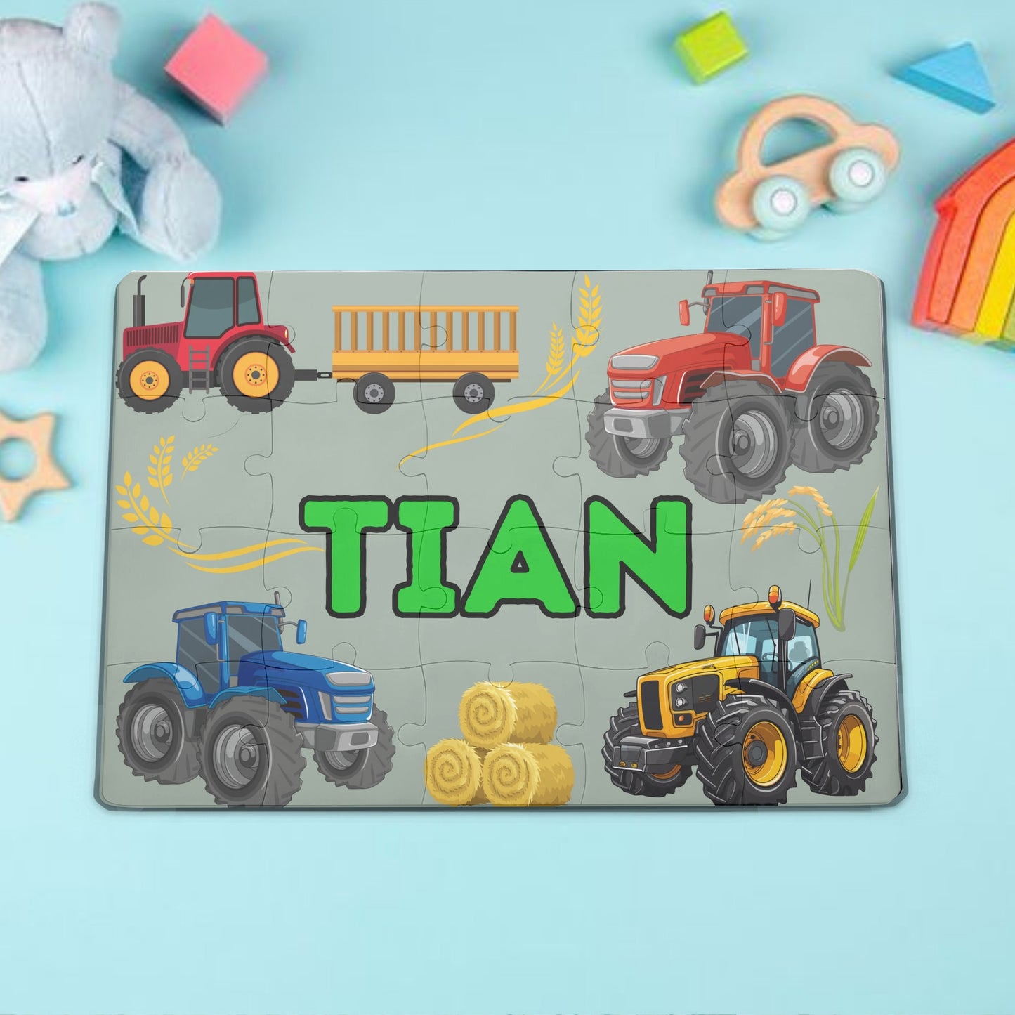 Personalizirana sestavljanka - Traktorji