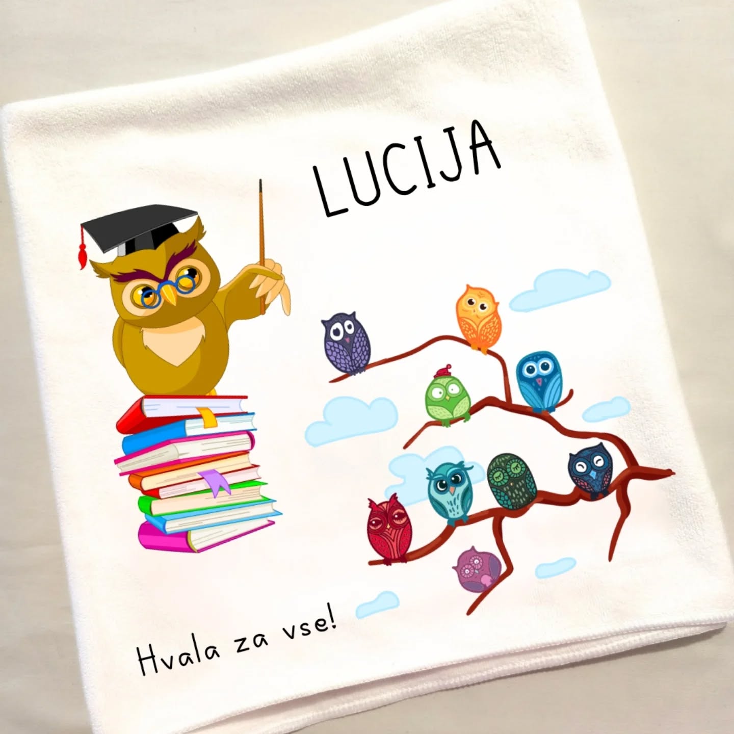 Kuhinjska krpa - Sova