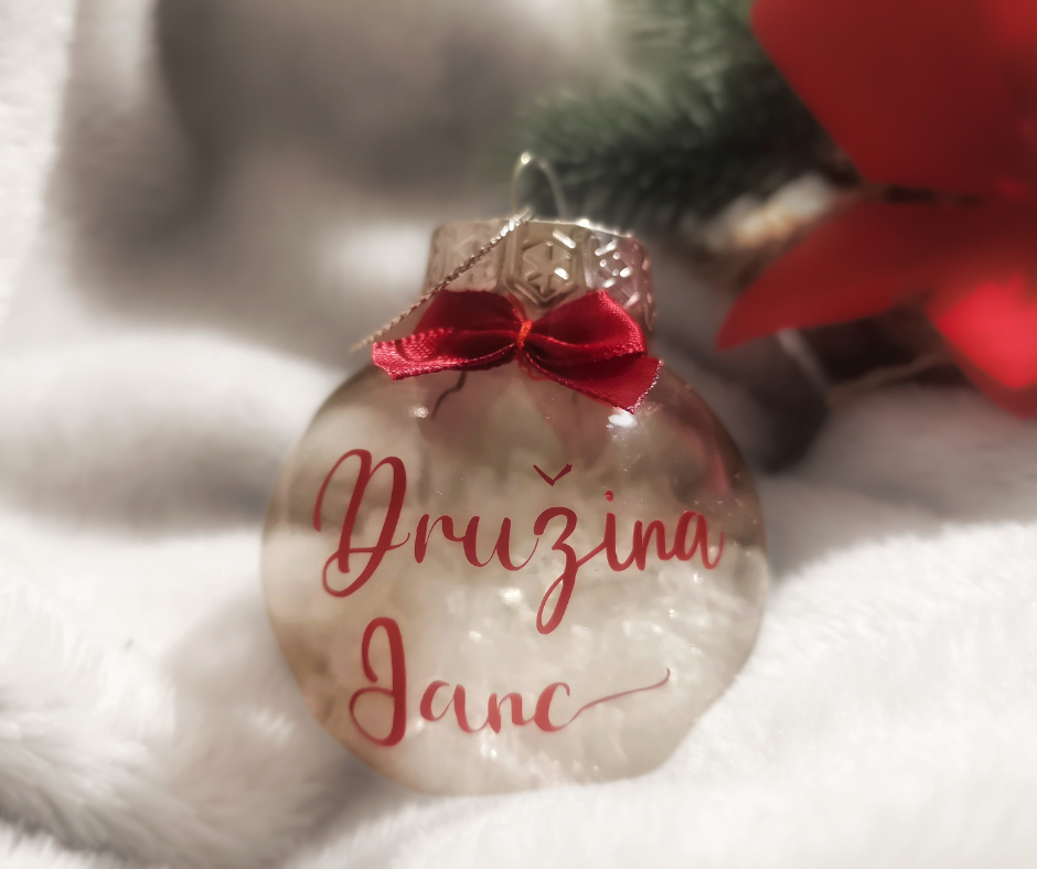 Božična bunkica s snegom