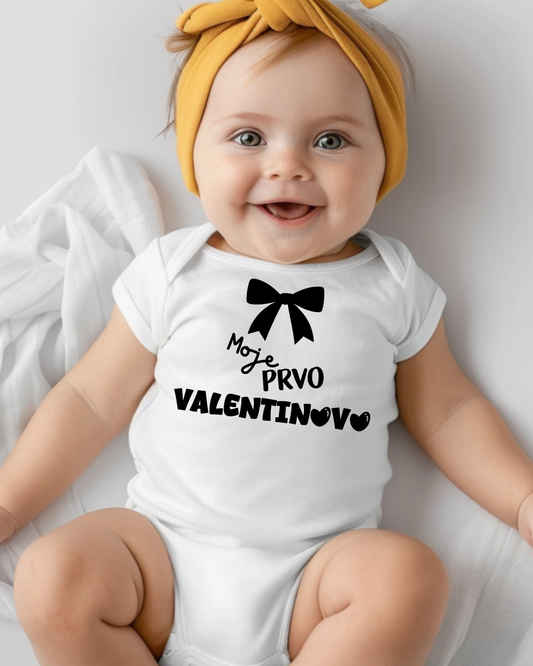 Bodi - Moje prvo Valentinovo - Metuljček/pentlja