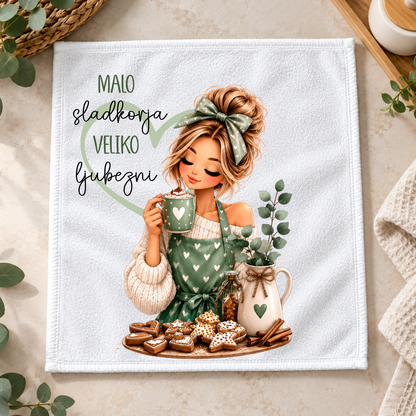 Kuhinjska krpa - Malo sladkorja veliko ljubezni