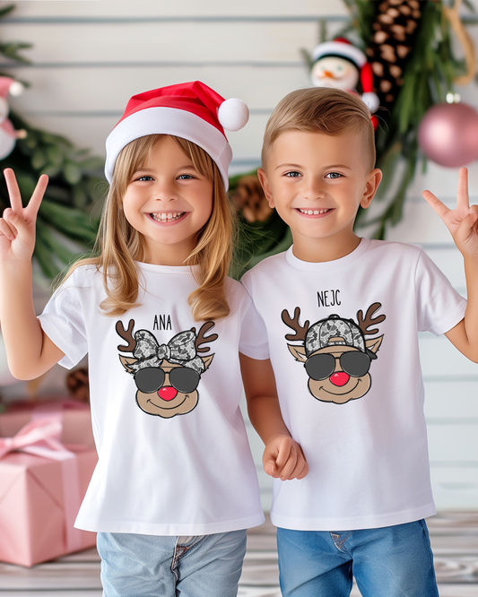 Majica - Frajerski jelenček (božična majica za otroke)