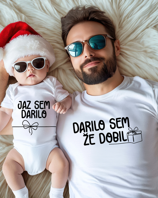Božični duo - Očka in mini darilo