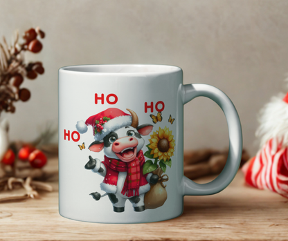 Skodelica - Božična "HO HO HO" s kravico