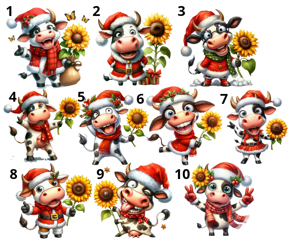 Skodelica - Božična "HO HO HO" s kravico