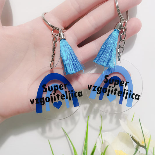 Obesek za ključe - Super vzgojiteljica