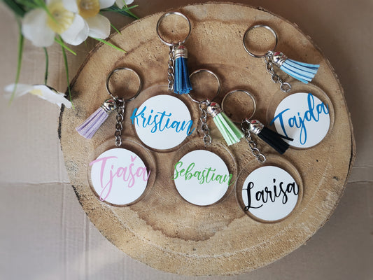 Obesek za ključe - Ime