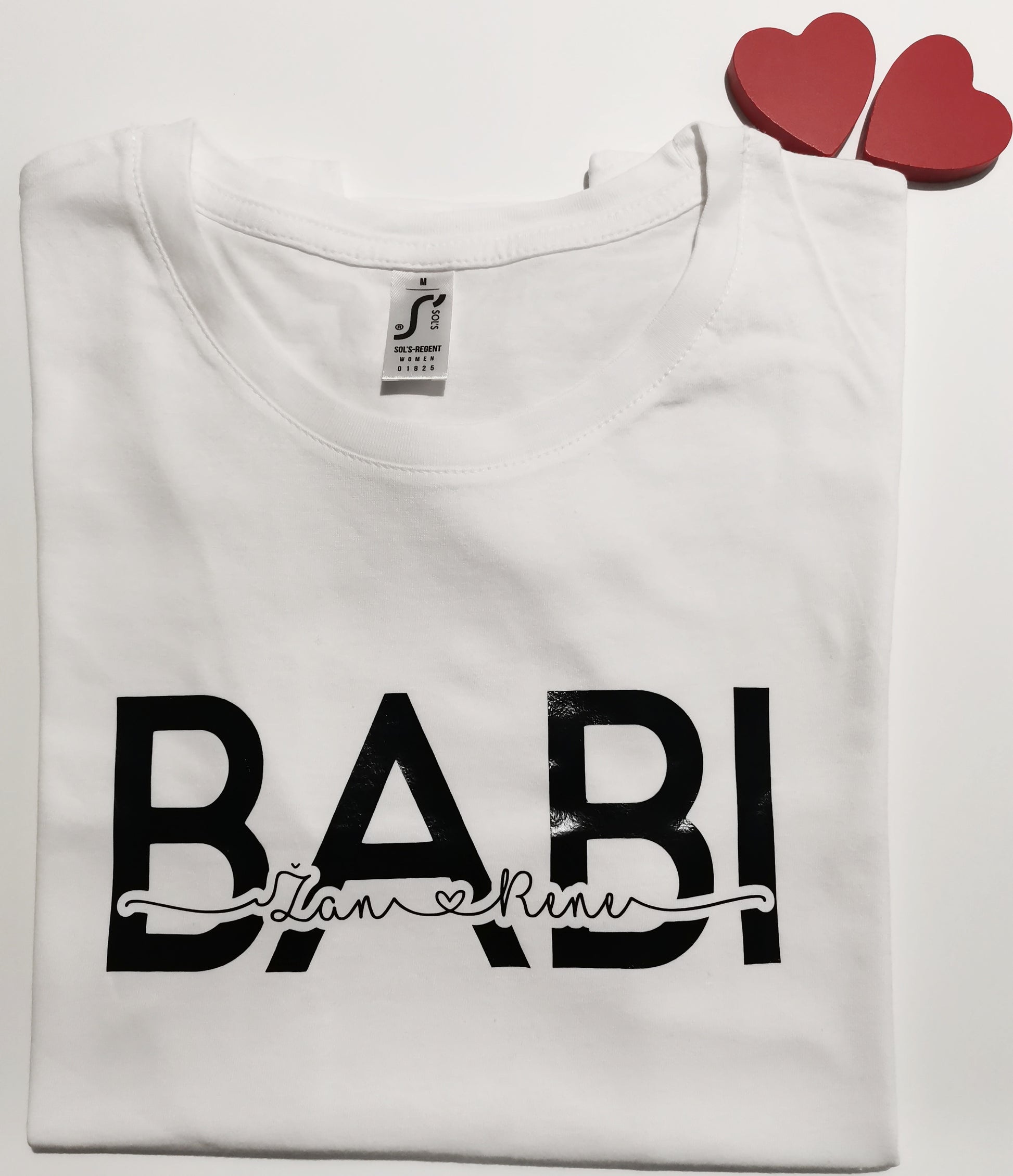 Odrasla majica za babi, omo, mamo,... z imeni vnukov