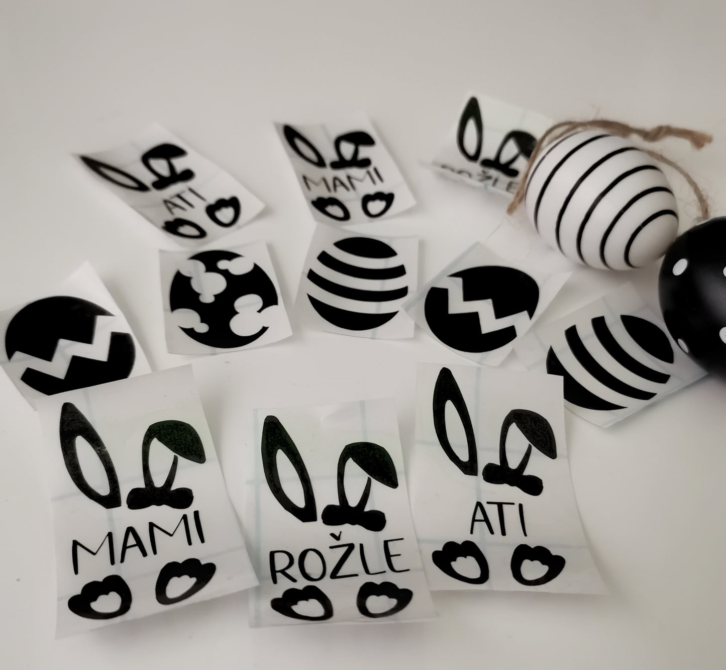 Personalizirane nalepke za pirhe