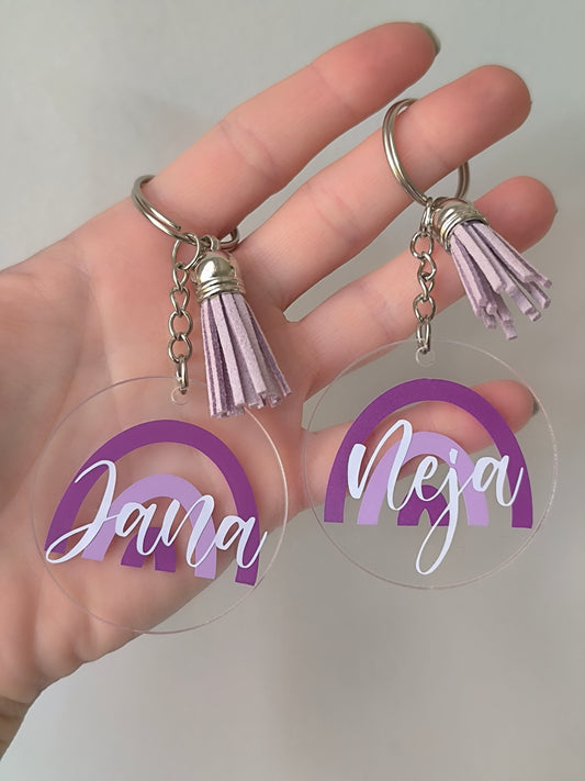 Obesek za ključe - Mavrica