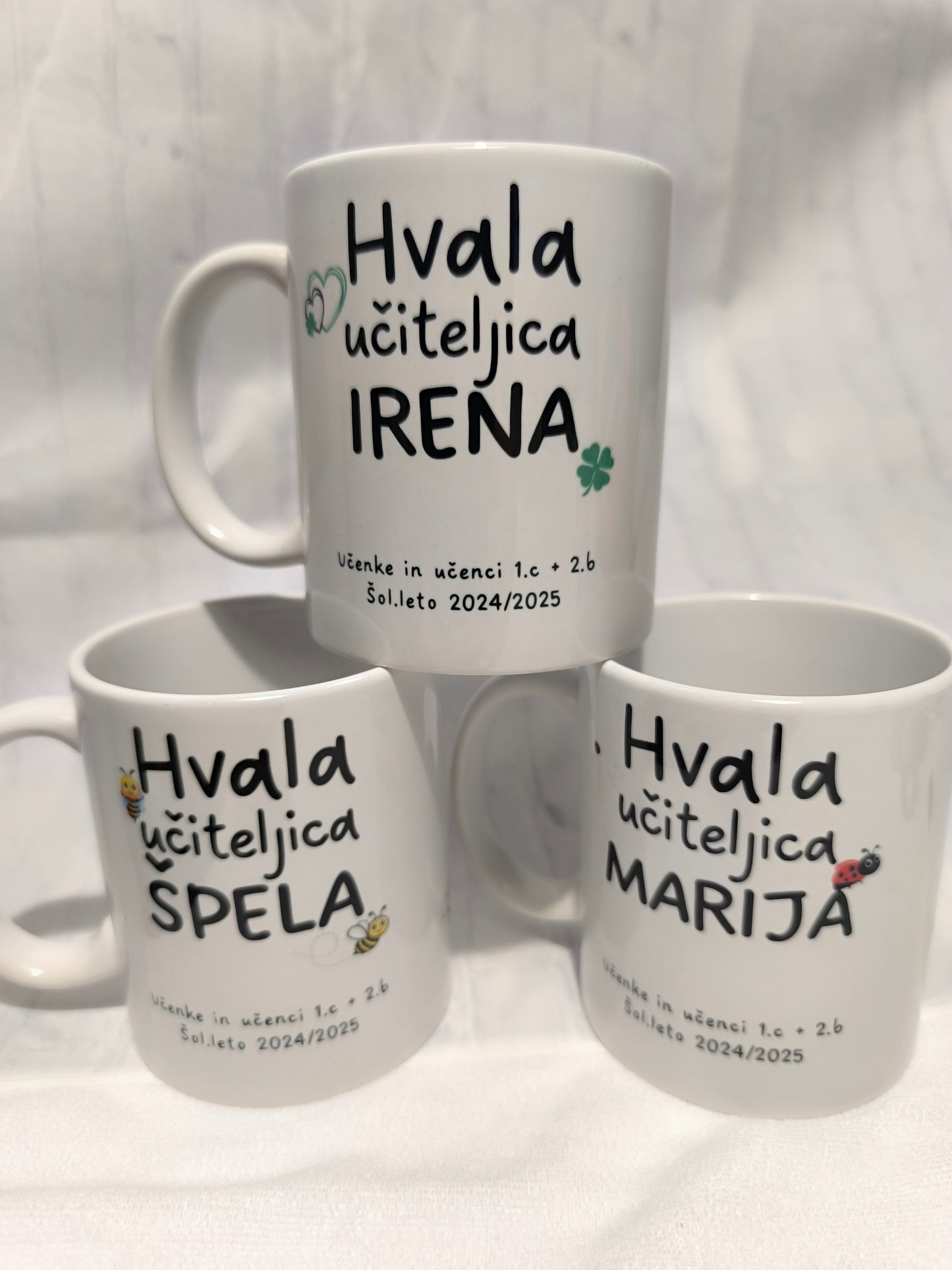 Skodelica za učiteljico - hvala