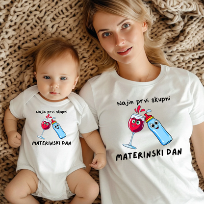 matchy matchy kompletek za mamico in dojenčka