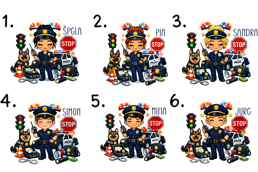 Skodelica Policist – MOTIVI