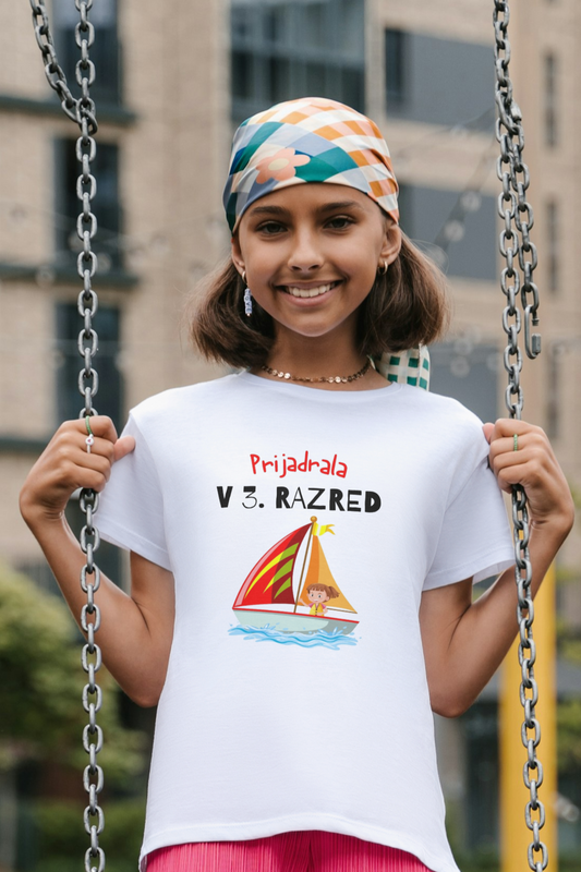Majica "Prijadral/a v drugi/tretji razred"