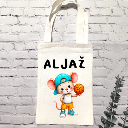 Personalizirana mini tote vrečka za otroke