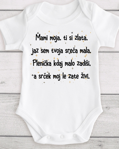 bodi s čestitko za mami-mami moja ti si zlata