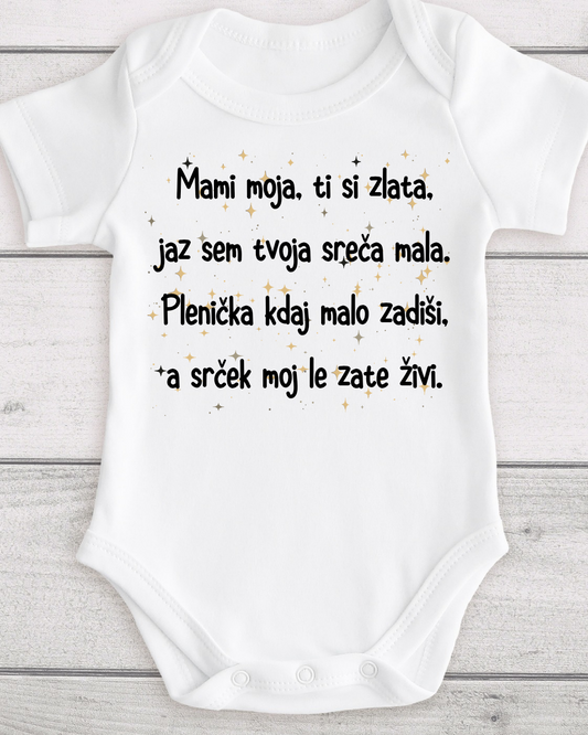 bodi s čestitko za mami-mami moja ti si zlata
