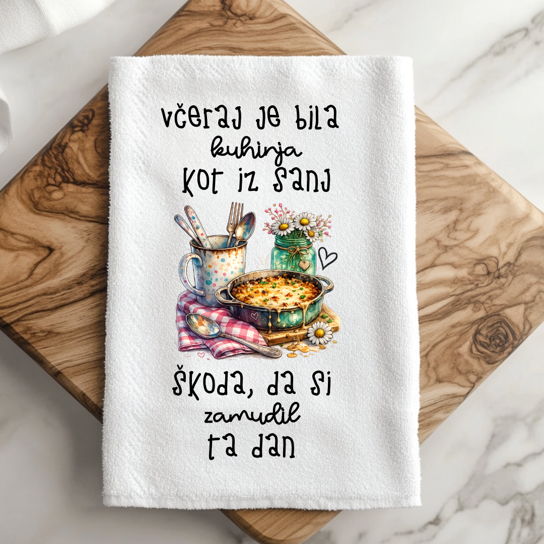 Kuhinjska krpa - Kuhinja kot iz sanj