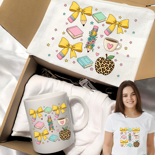 darilni paket majica skodelica in peresnica/toaletka za učiteljico ali vzgojiteljico