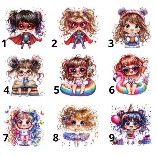 Skodelica z motivom superjunakinje in imenom – personalizirano darilo za pogumno deklico - motivi