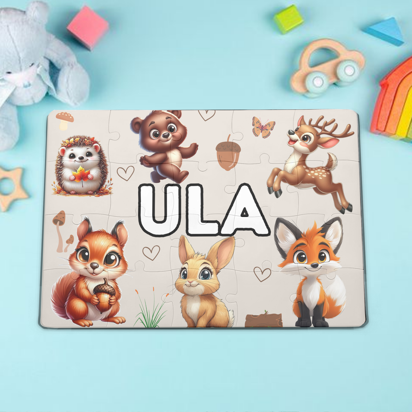 Personalizirana sestavljanka - Gozdne živali