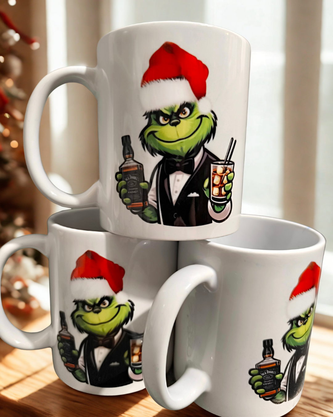 Skodelica, Grinch z viskijem v roki , ideja za darilo