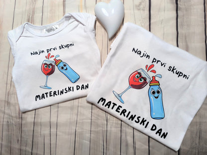 matchy matchy kompletek za mamico in dojenčka