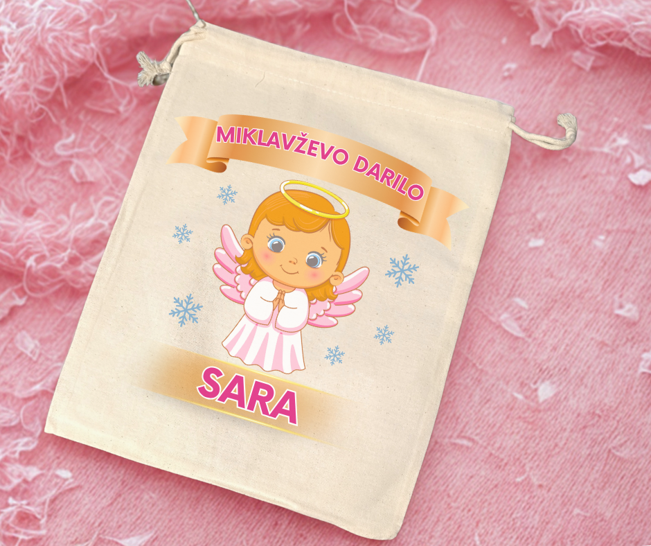 Personalizirana Miklavževa darilna vreča